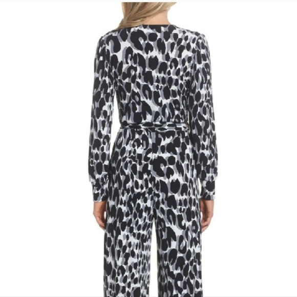 Leota Julie Leopard Print Jumpsuit, XL - Picture 2 of 9